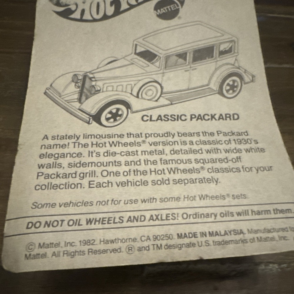 Vintage 1982 Hot Wheels The Hot Ones‎ Datsun 200SX #3255 New Rare Card Mattel - Picture 10 of 10